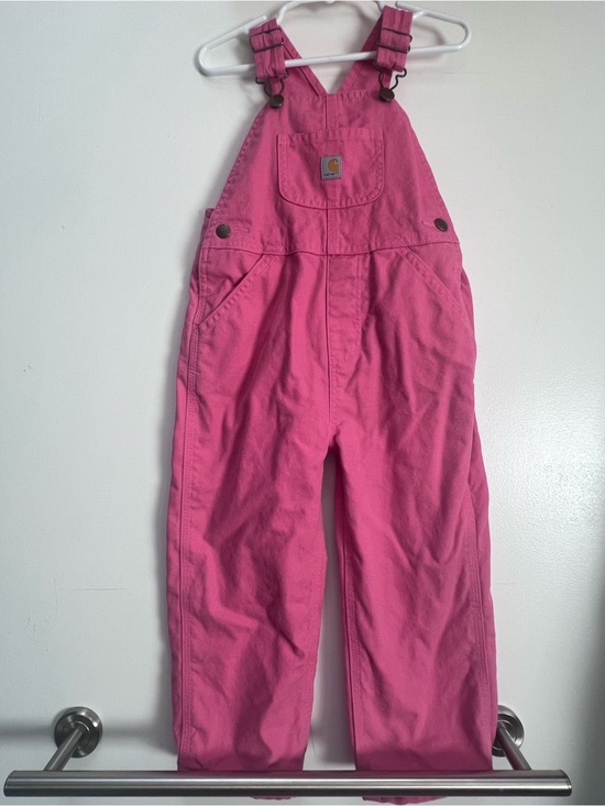 Carhartt Other - Carhartt Kids Pink Overalls with Adjustable Straps